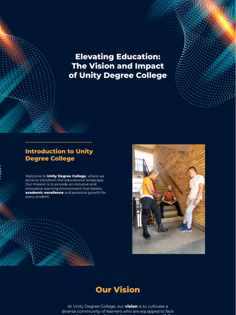Unity Degree College: Elevating Education | PDF | Learning | Cognition