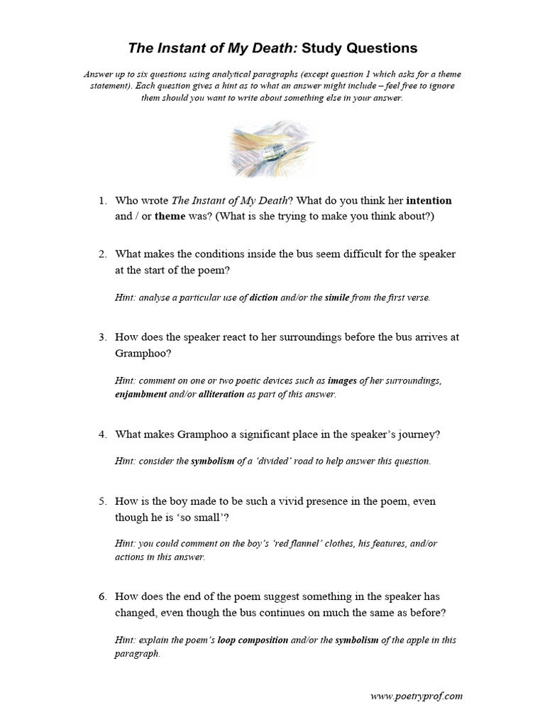 Study Questions for 
