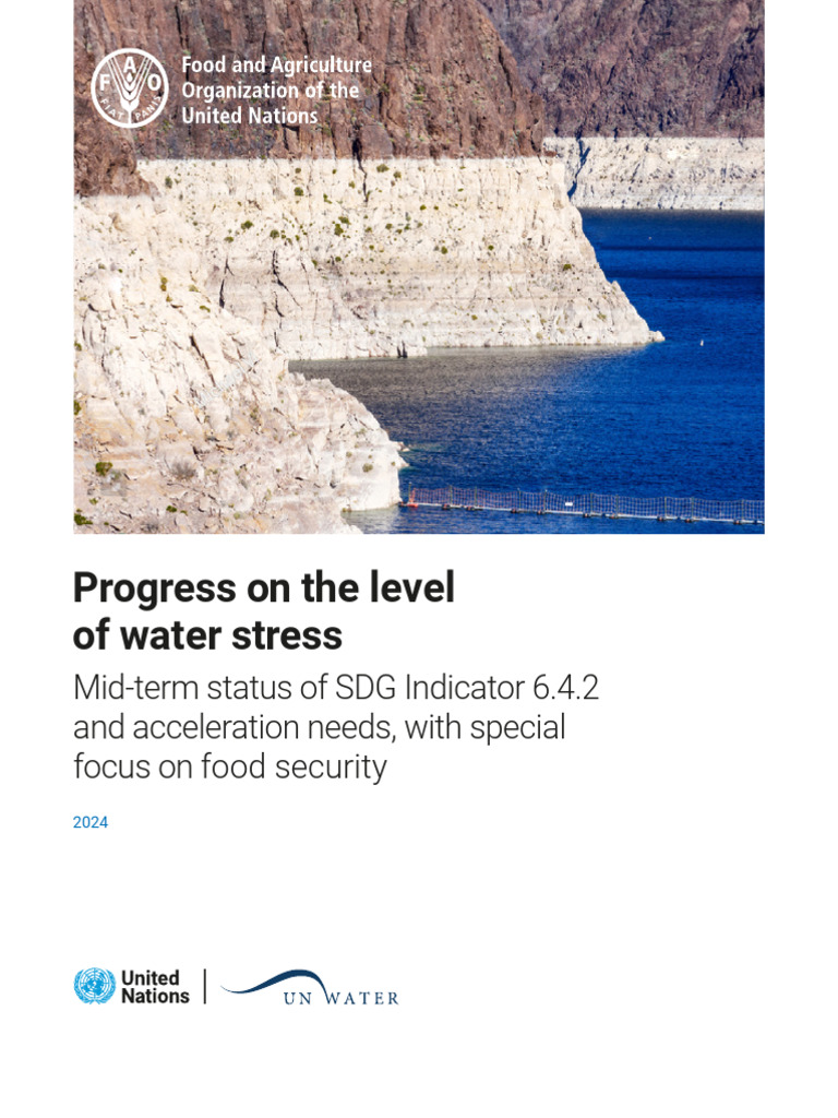 SDG6 Indicator Report 642 Progress-Of-Water-Stress 2024 EN | PDF ...