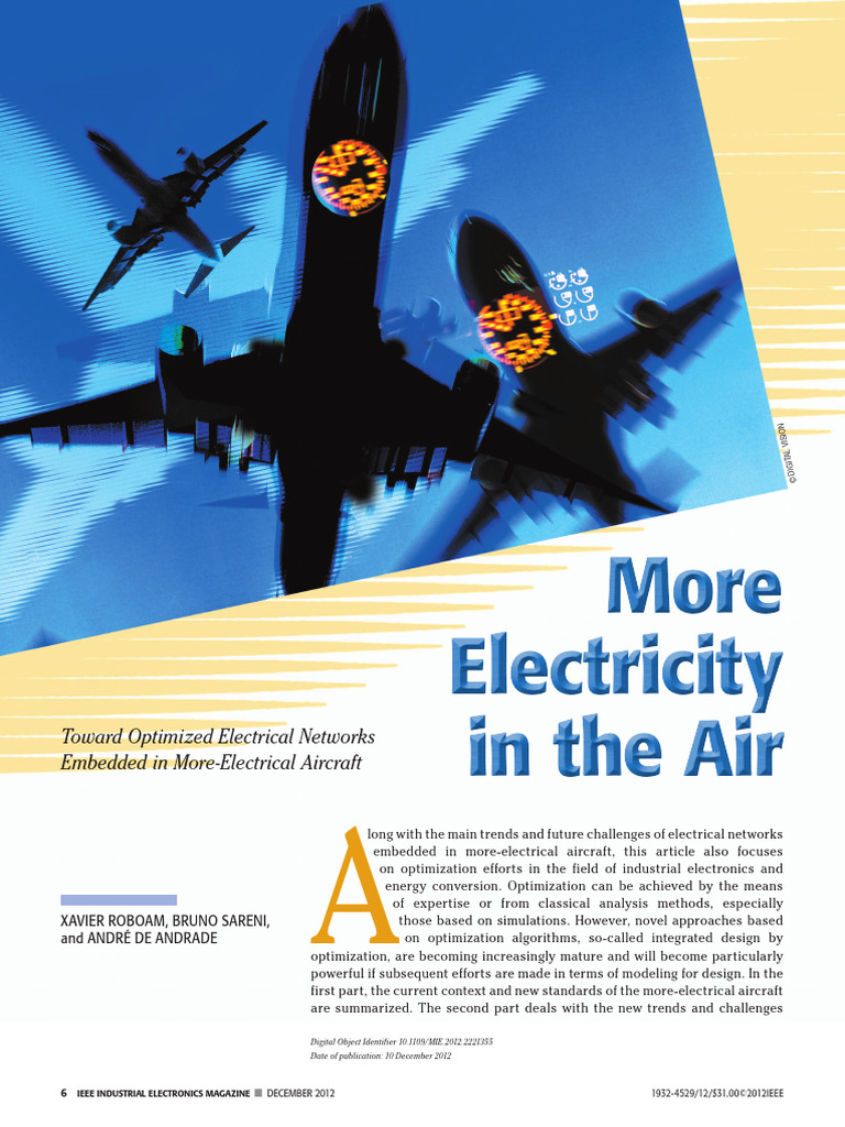 Optimizing Electrical Networks in Aircraft | PDF | Power Electronics ...