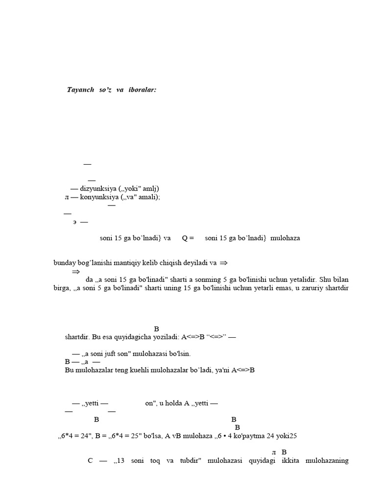 5 Mavzu | PDF
