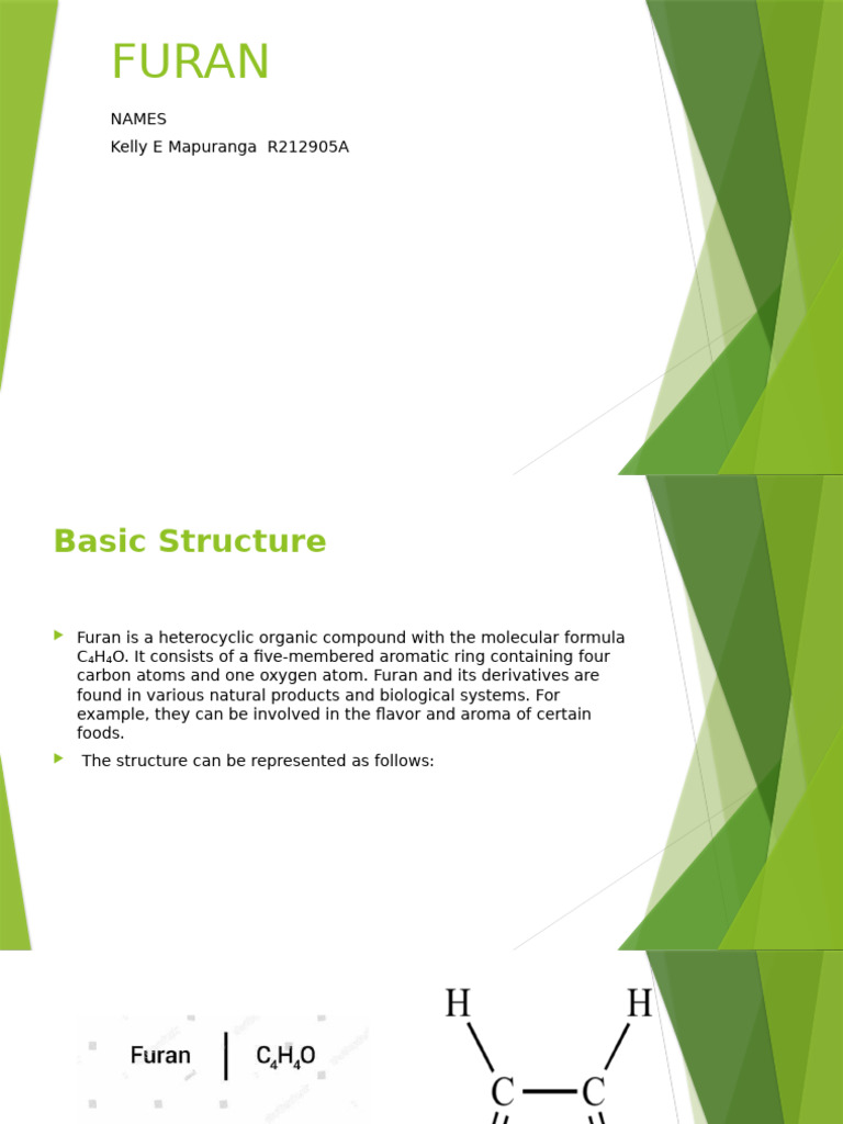 Furan: Structure, Synthesis, and Reactions | PDF | Aromaticity ...
