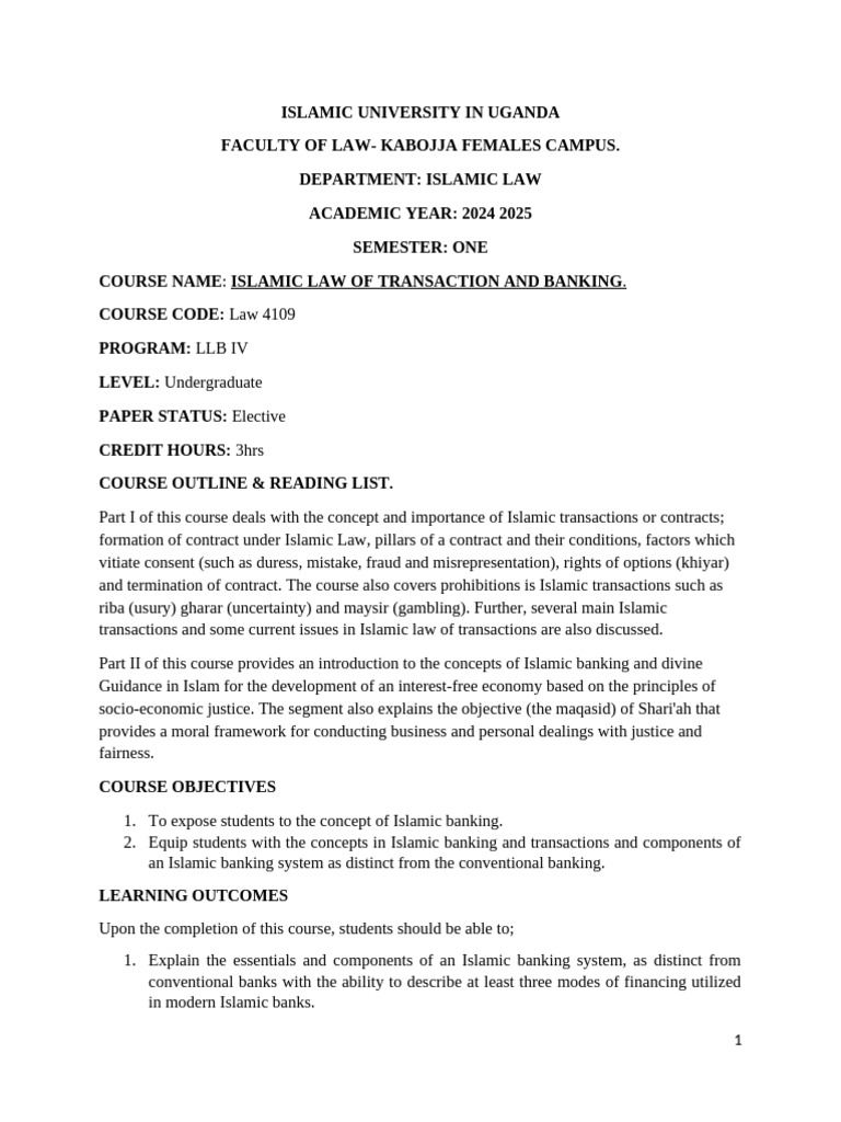 Islamic Banking and Finance 25 | PDF | Islamic Banking And Finance | Sharia