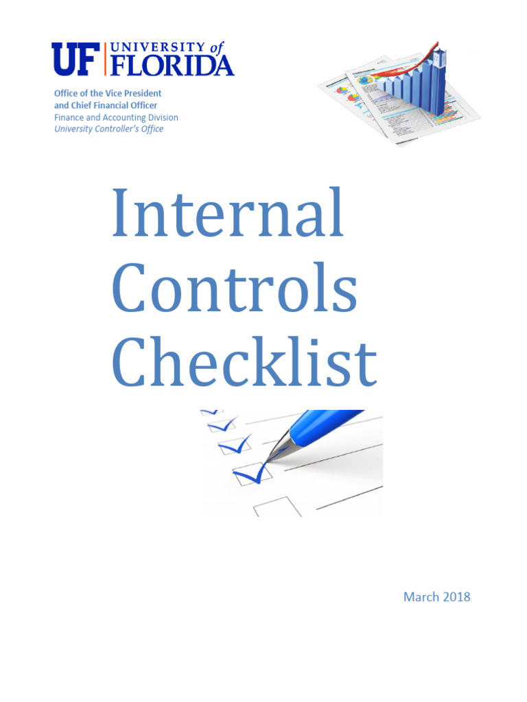 Internal Controls Checklist 2018 | PDF | Internal Control | Credit Card