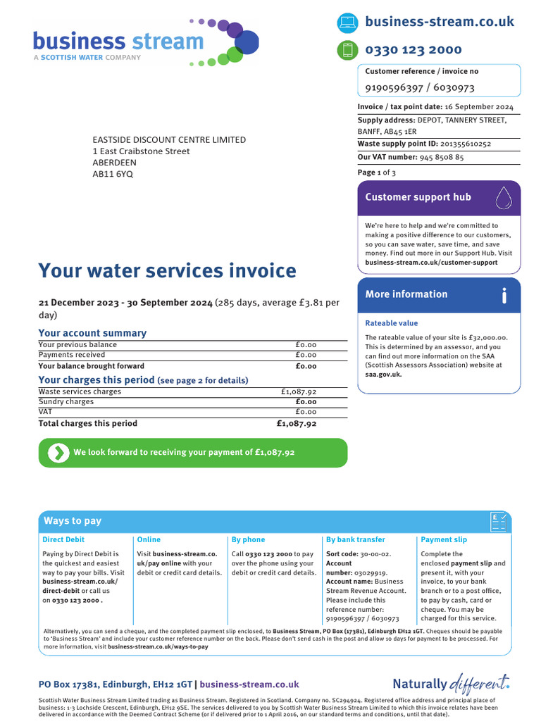 Business Stream Invoice Details 2024 | PDF | Invoice | Cheque