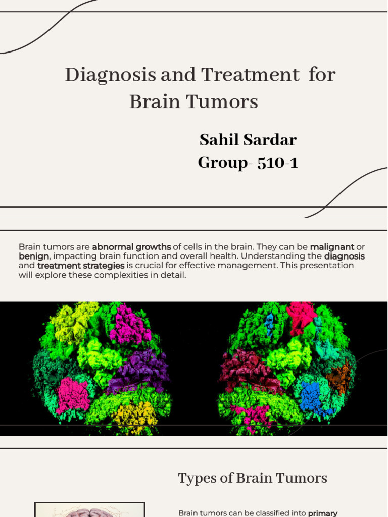 Brain Tumor Diagnosis & Treatment Guide | PDF | Brain Tumor | Radiation ...