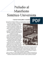 Preludio Al Manifiesto Sintético-Universista