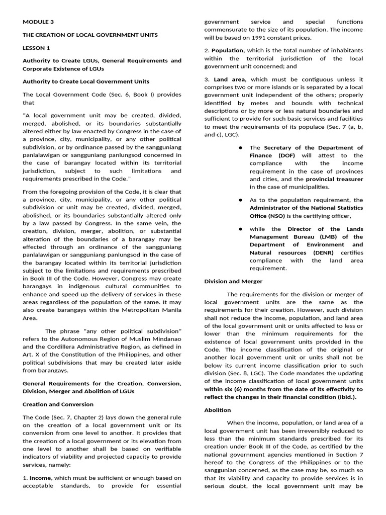 Local Gov 3 | PDF | Governance | Government