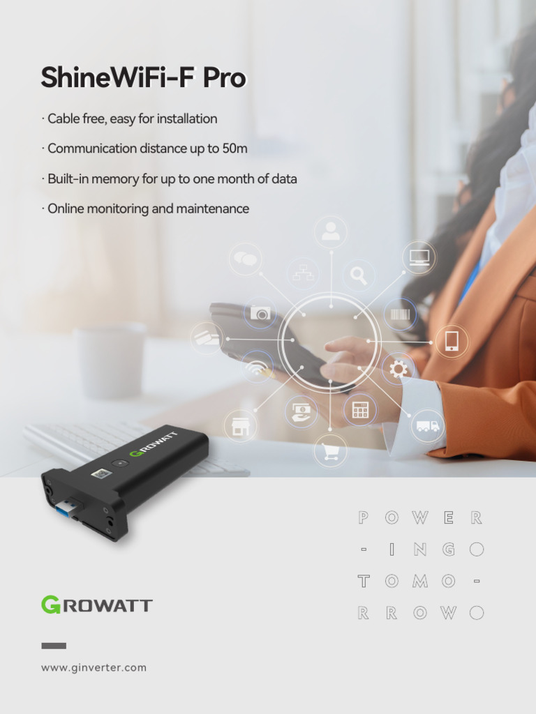 ShineWiFi-F Pro Inverter Datasheet | PDF | Wi Fi | Ieee 802.11