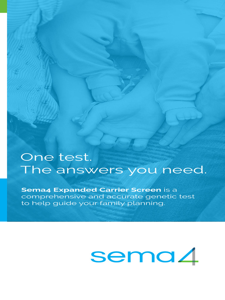 Sema4 Expanded Carrier Screening Guide | PDF | Genetic Disorder | Genetics