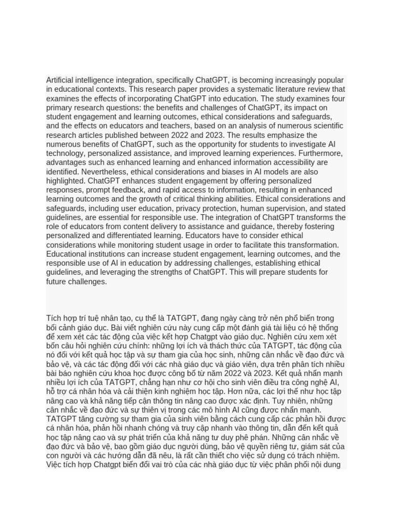 Artificial Intelligence Integration | PDF