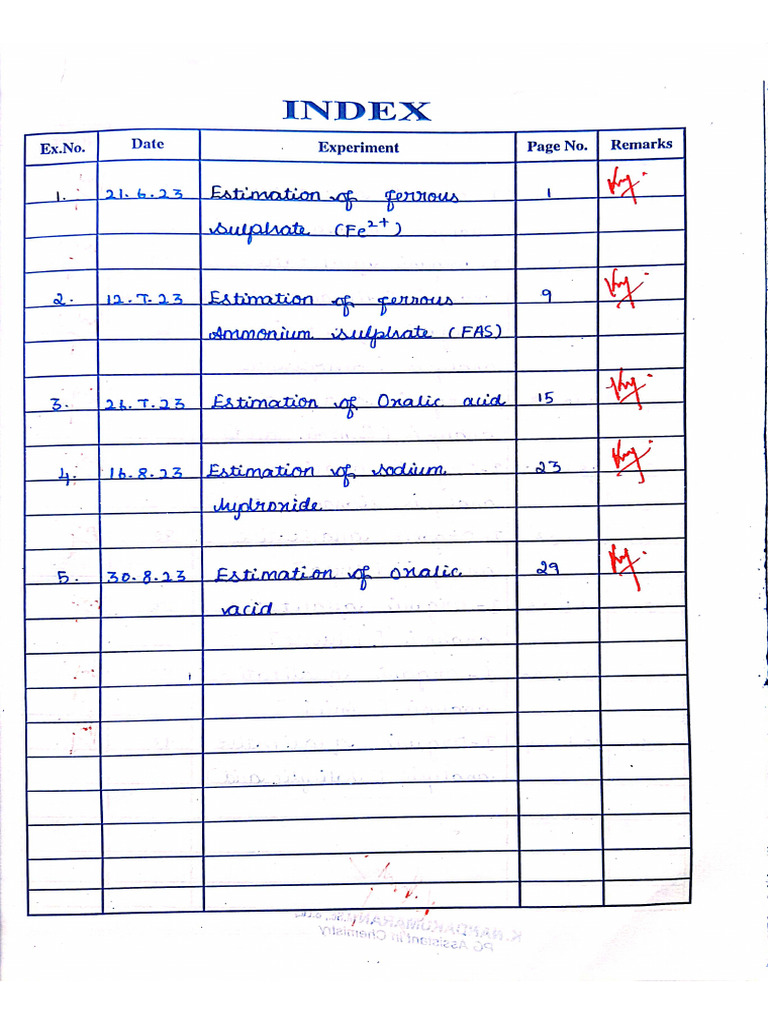 12th Chemistry Practical Part 1 | PDF