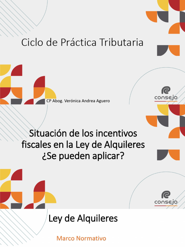 Incentivos Fiscales en Ley de Alquileres | PDF | Impuesto sobre la ...