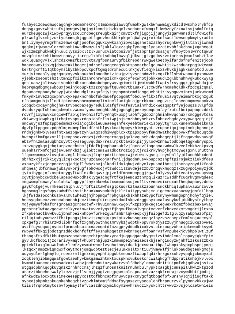 Random Text Document | PDF
