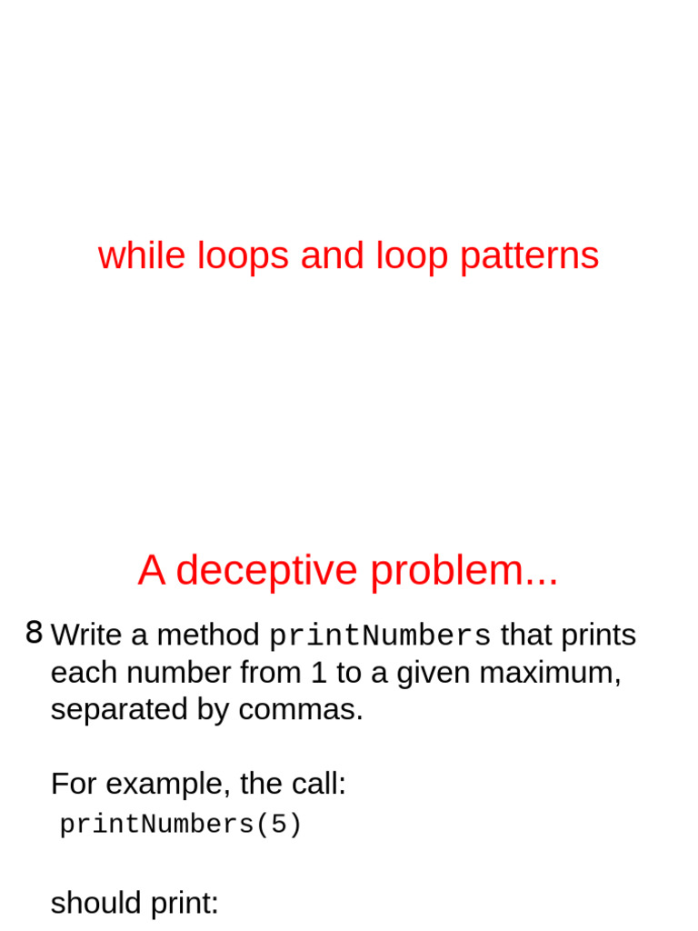 topic14_while_loops_loop_patterns | PDF | Computer Programming | C++ image.