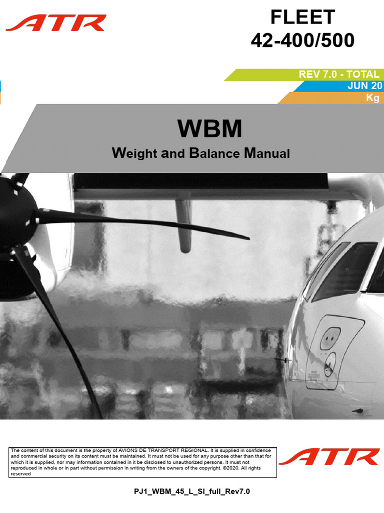 WBM Weight and Balance Manual 42-500 | PDF | Aerospace Engineering ...