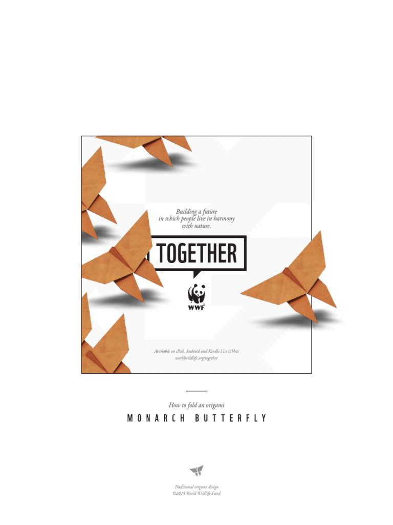 Origami Monarch Butterfly Instructions | PDF