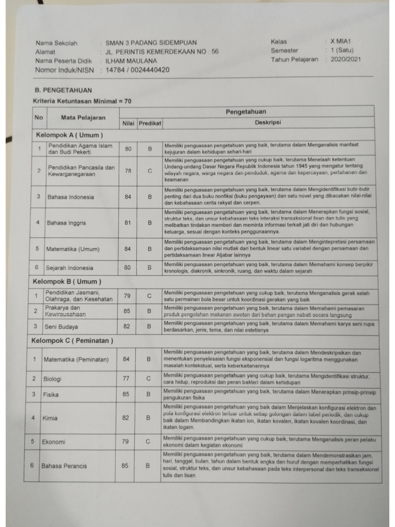 Sem 1 | PDF