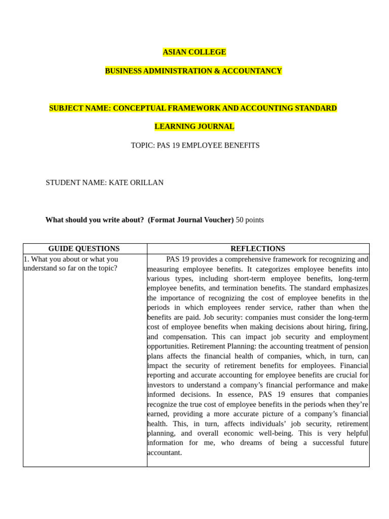 Kate Journal | PDF | Employment | Pension