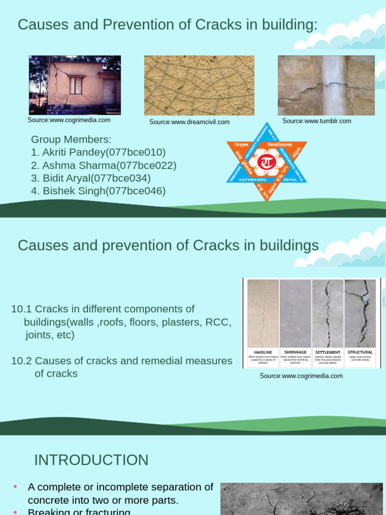 Ch-10 - Causes and Preventions of Cracks in Buildings | PDF | Concrete ...