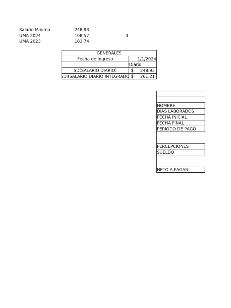 Cálculo Nómina 2020 y Salario Mínimo | PDF | Relaciones Industriales ...