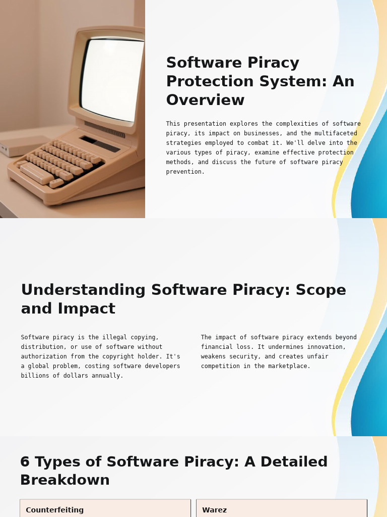 Understanding Software Piracy and Protection | PDF
