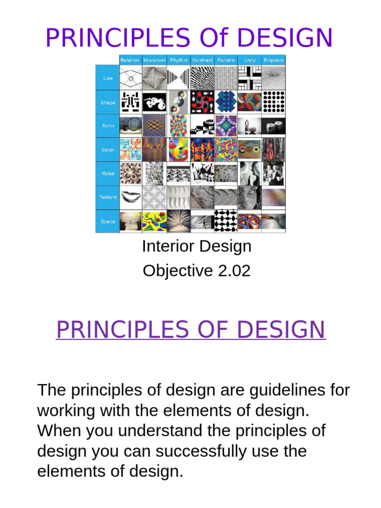 2.02 Principles of Design 2019-3 | PDF | Symmetry