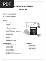 Grade 12 Maths Lit: Packaging Models | PDF