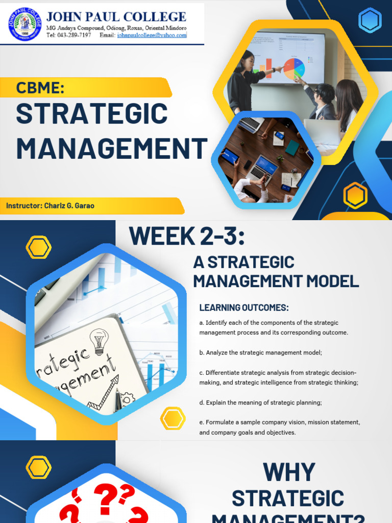 Strategic Management Process Overview | PDF | Strategic Management | Goal