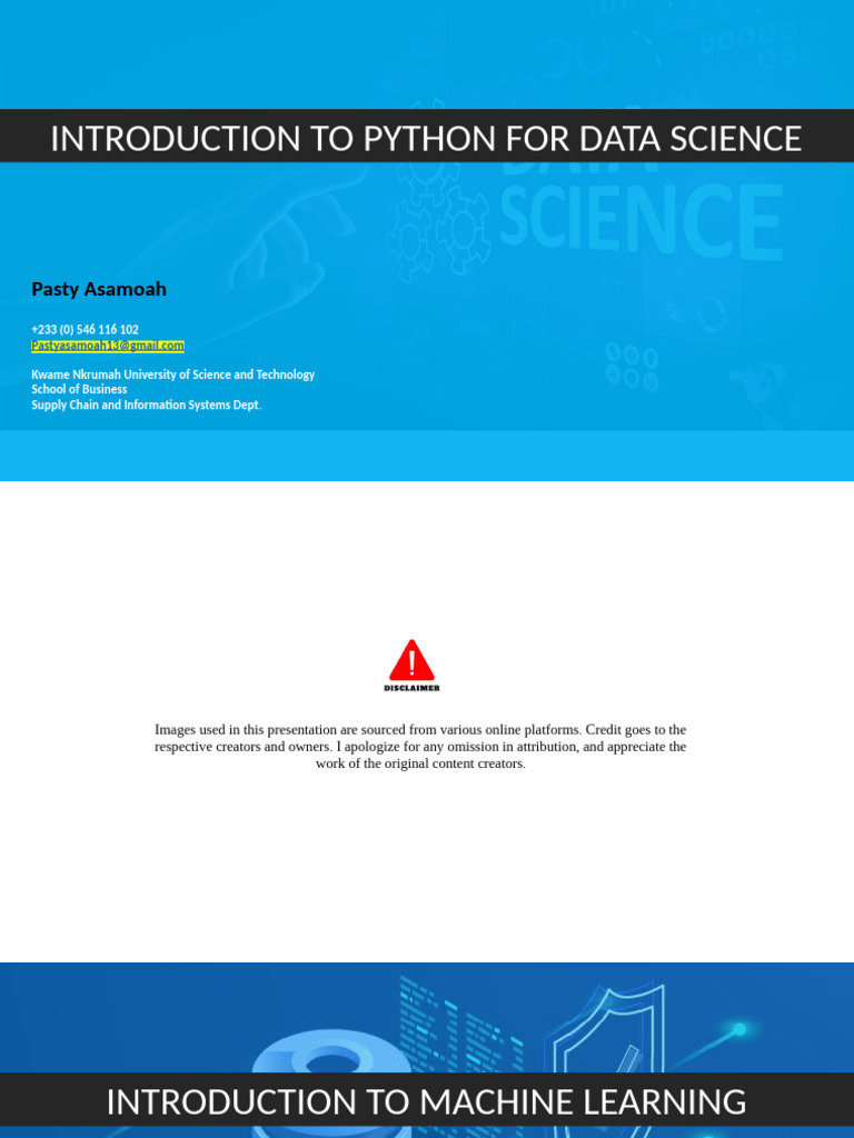 07. DE - Python For Data Science - machine learning | PDF | Machine ...
