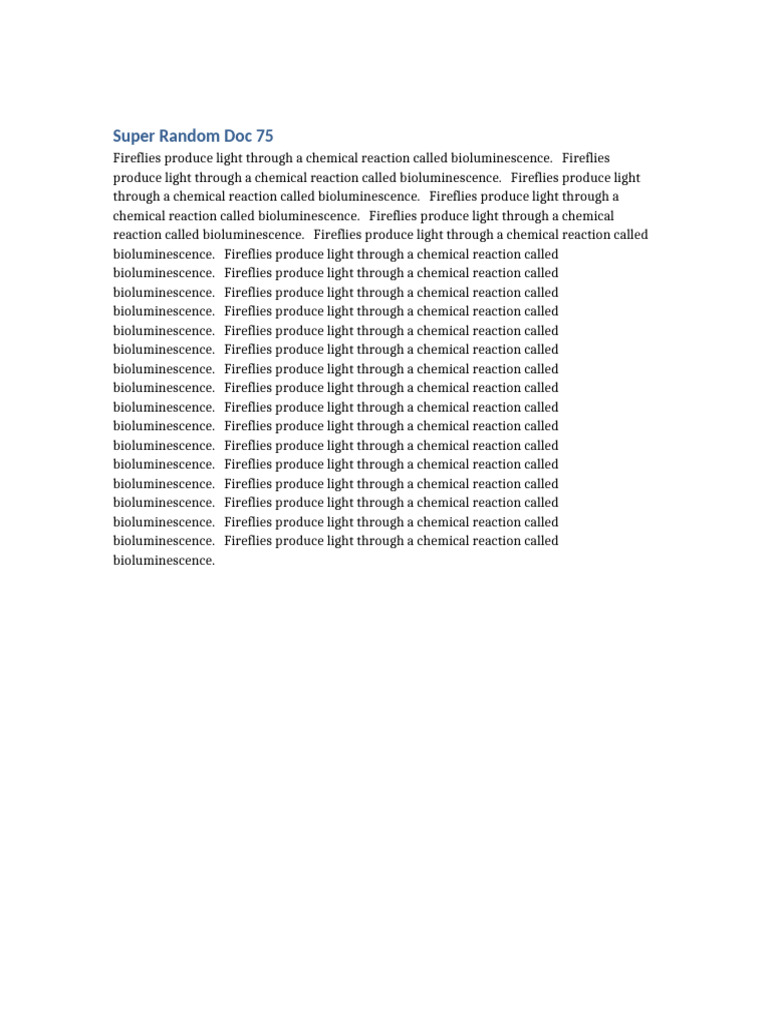 Super Random Doc75dssds | PDF