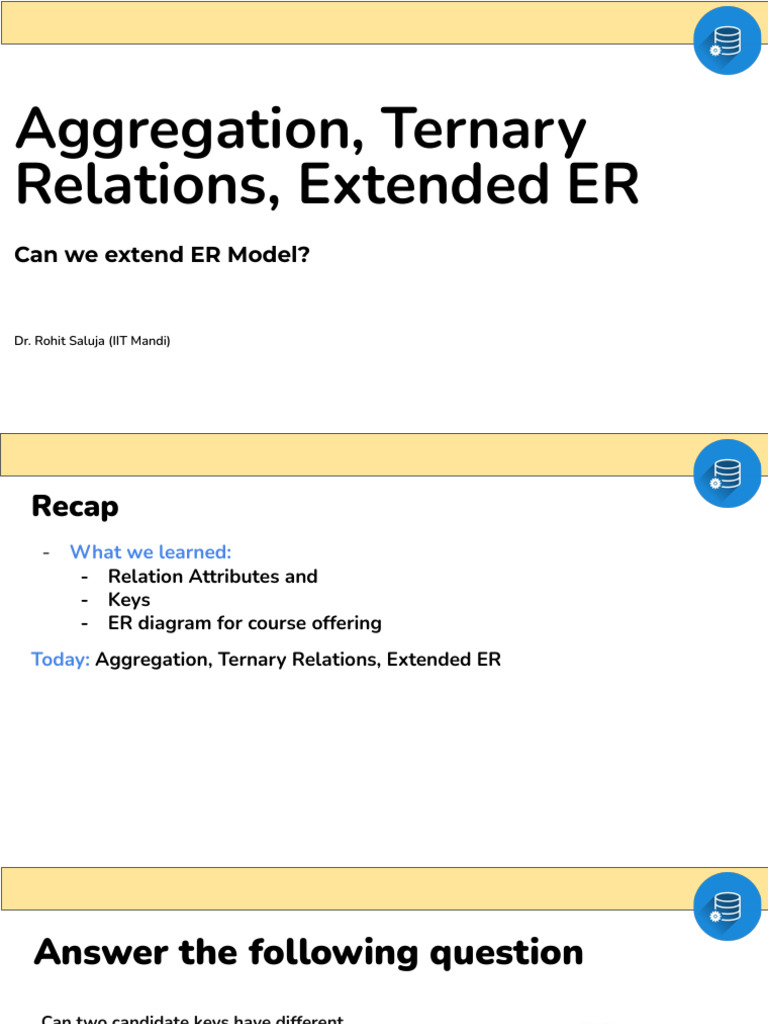 Extended ER Model Concepts Explained | PDF | Inheritance (Object ...