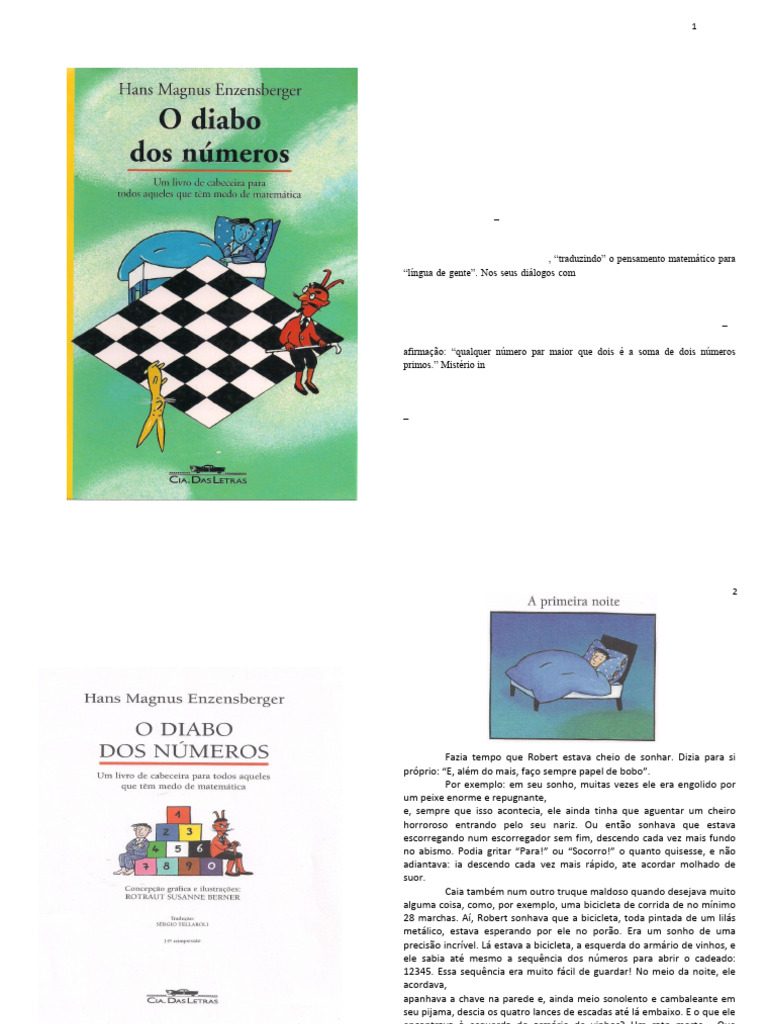 O Diabo dos Números: Matemática Divertida | PDF | Diabo | Céu