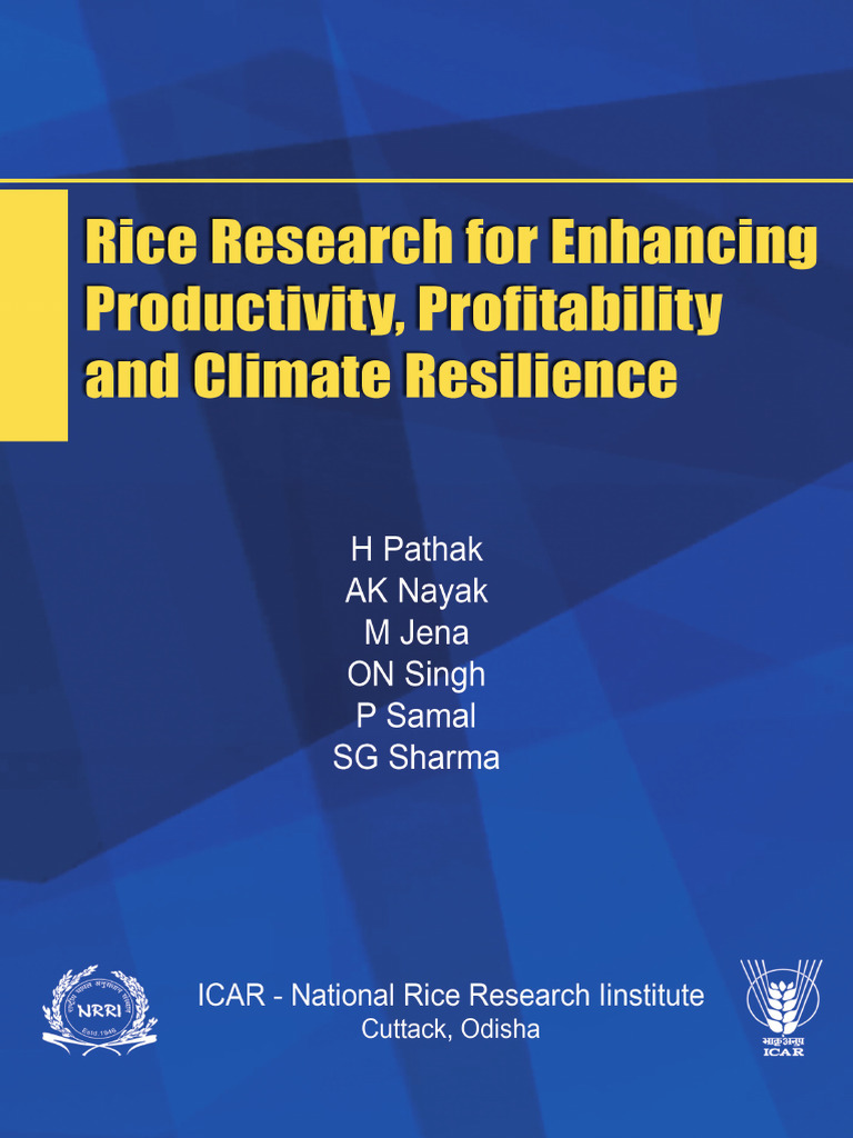 Pathak Rice Research | PDF | Rice | Climate Change