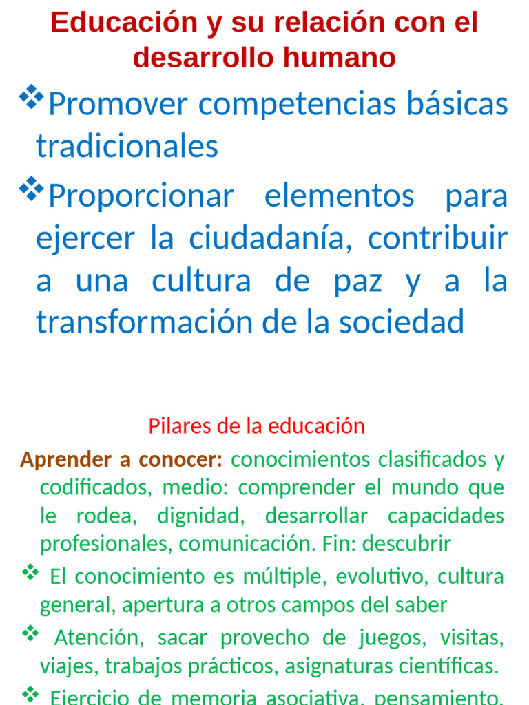 Educación y Su Relación Con El Ser Humano | PDF | Aprendizaje | Enseñando