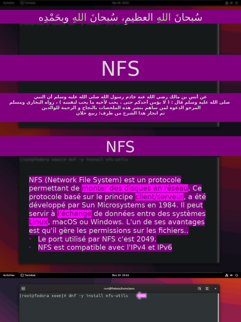 Guide sur le protocole NFS en Linux | PDF | Serveur (Informatique ...