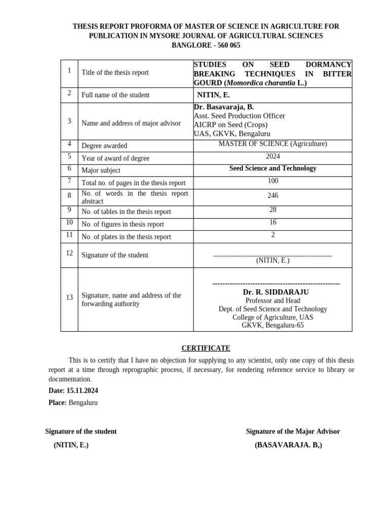 English proforma DVS | PDF | Science