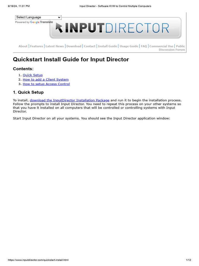 Input Director Linux Installation Guide | PDF | Computer Architecture ...