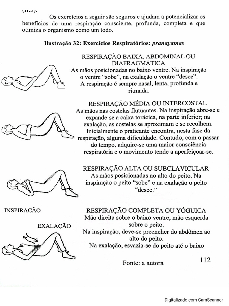 Exercícios Respiratórios | PDF
