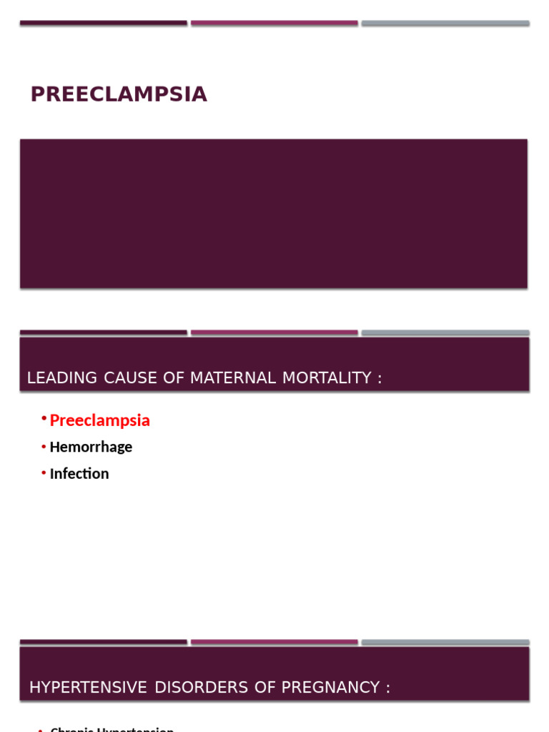 Preeclampsia: Risks and Management 2024 | PDF | Hypertension | Blood