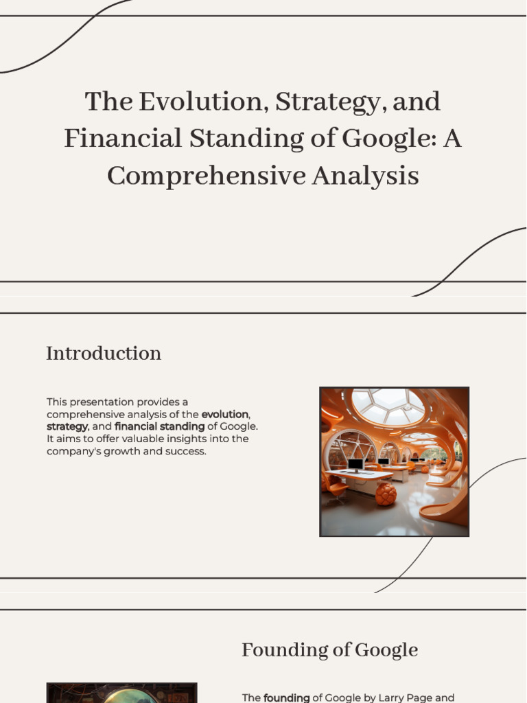 Slidesgo The Evolution Strategy and Financial Standing of Google A ...
