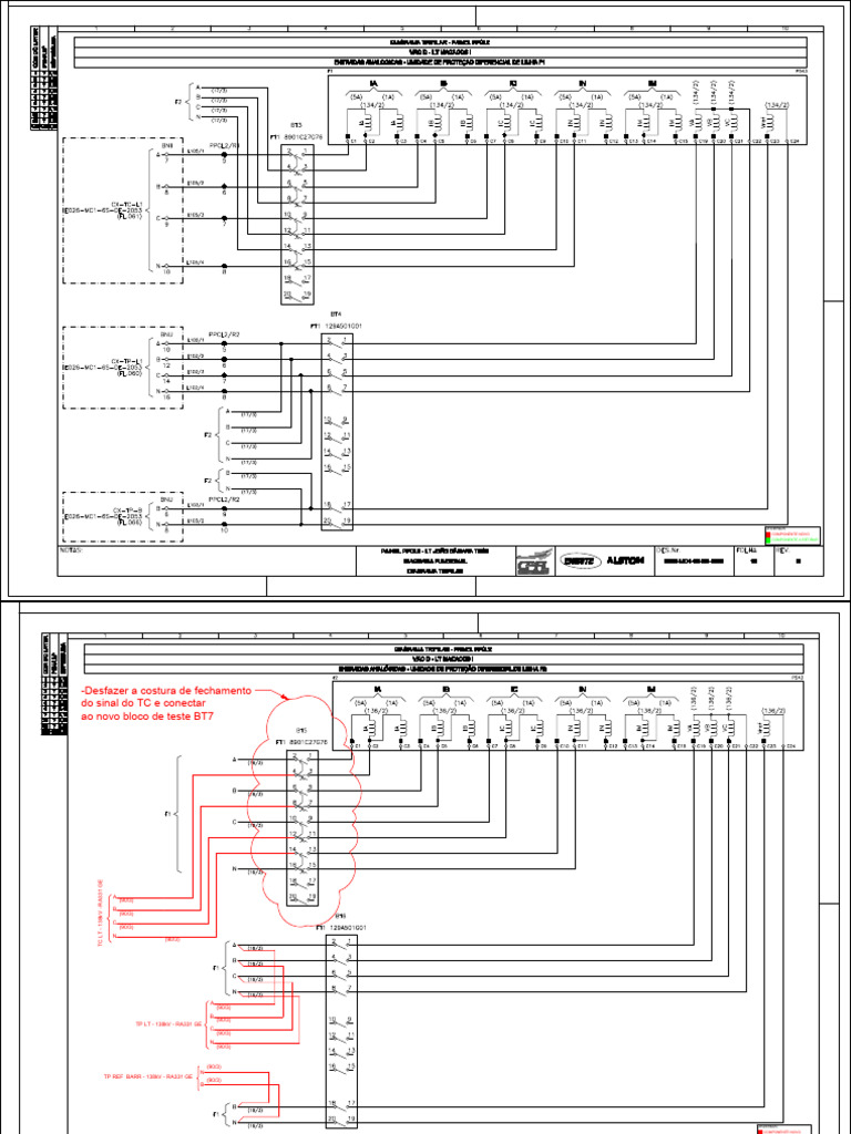 Diagrama RA 331: Entradas Analógicas e Digitais | PDF