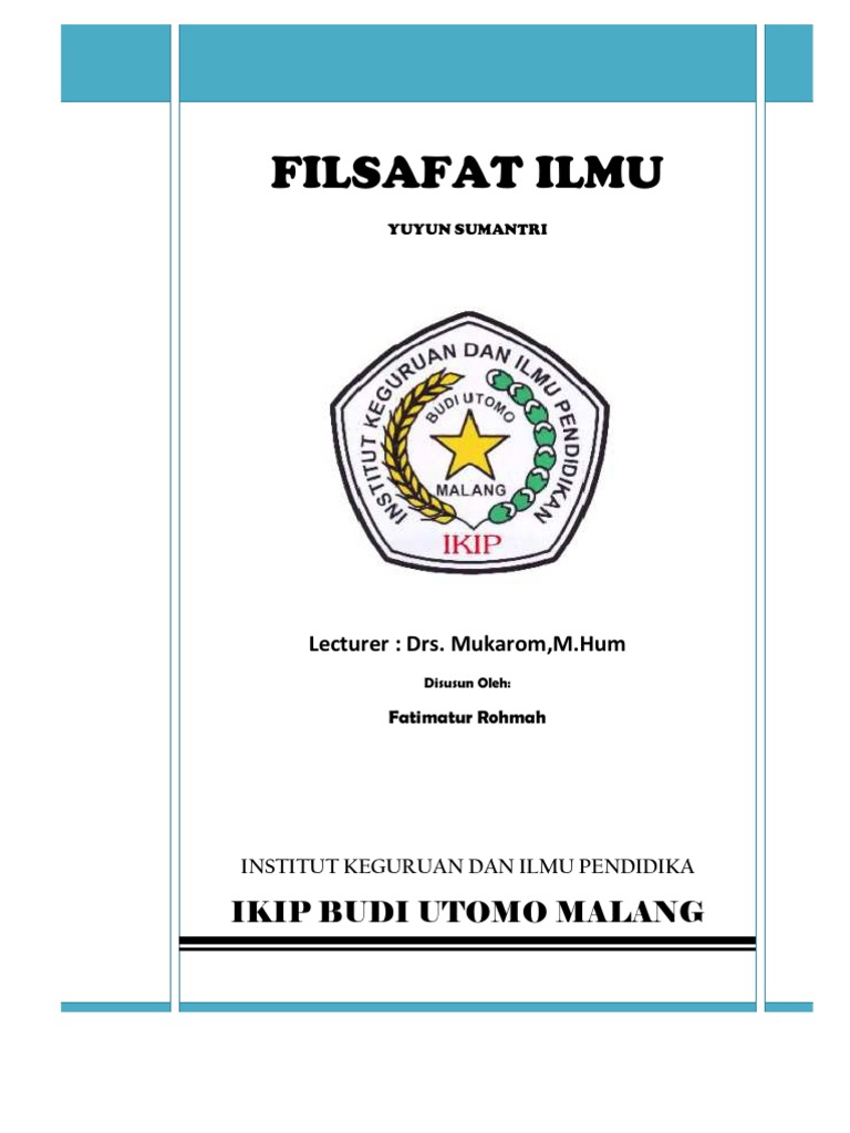 Makalah Filsafat Ilmu