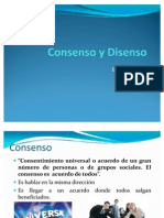 Consenso y Disenso