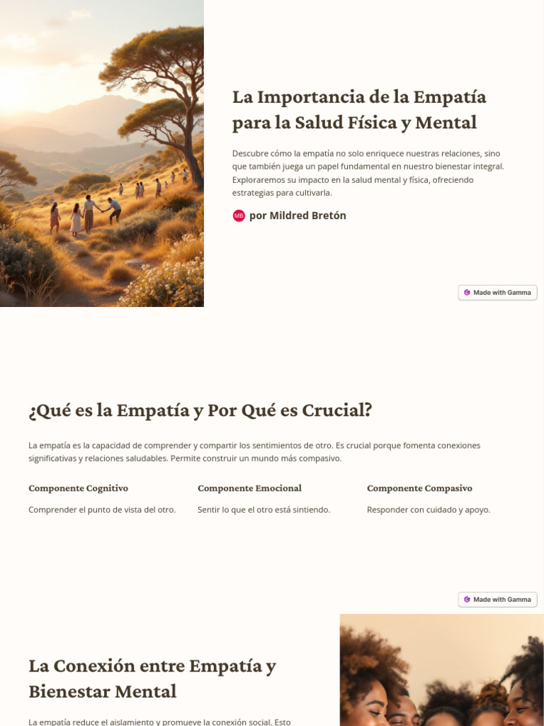 La Importancia de La Empatia para La Salud Fisica y Mental | PDF ...