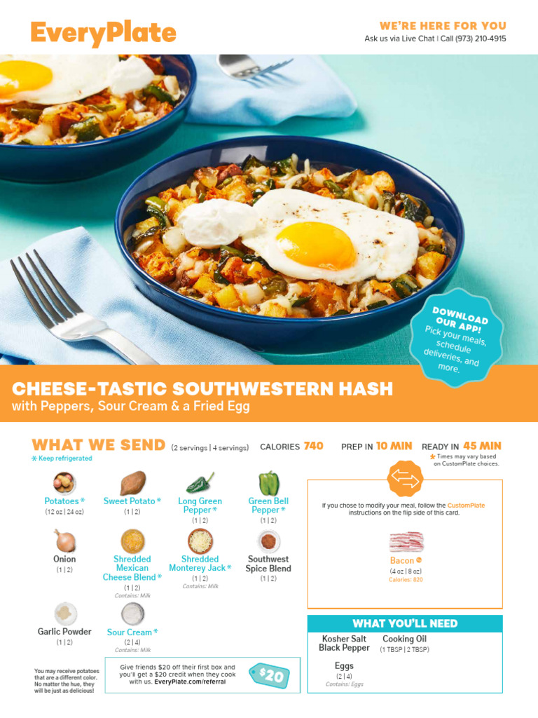 Cheese Tastic Southwestern Hash 645a5bc91b3ab345160e4d69 D67eae6d | PDF ...