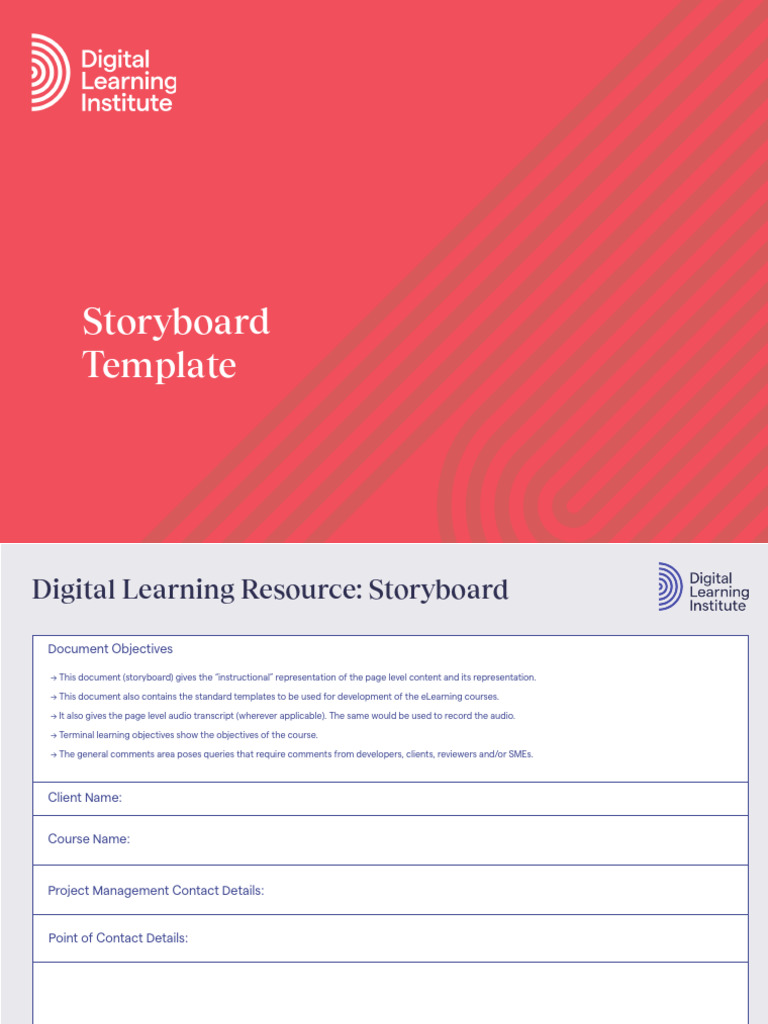 Storyboard template | PDF | Learning | Computing