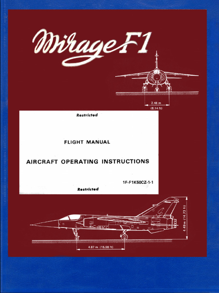 Flight Manual - Mirage F1 | PDF