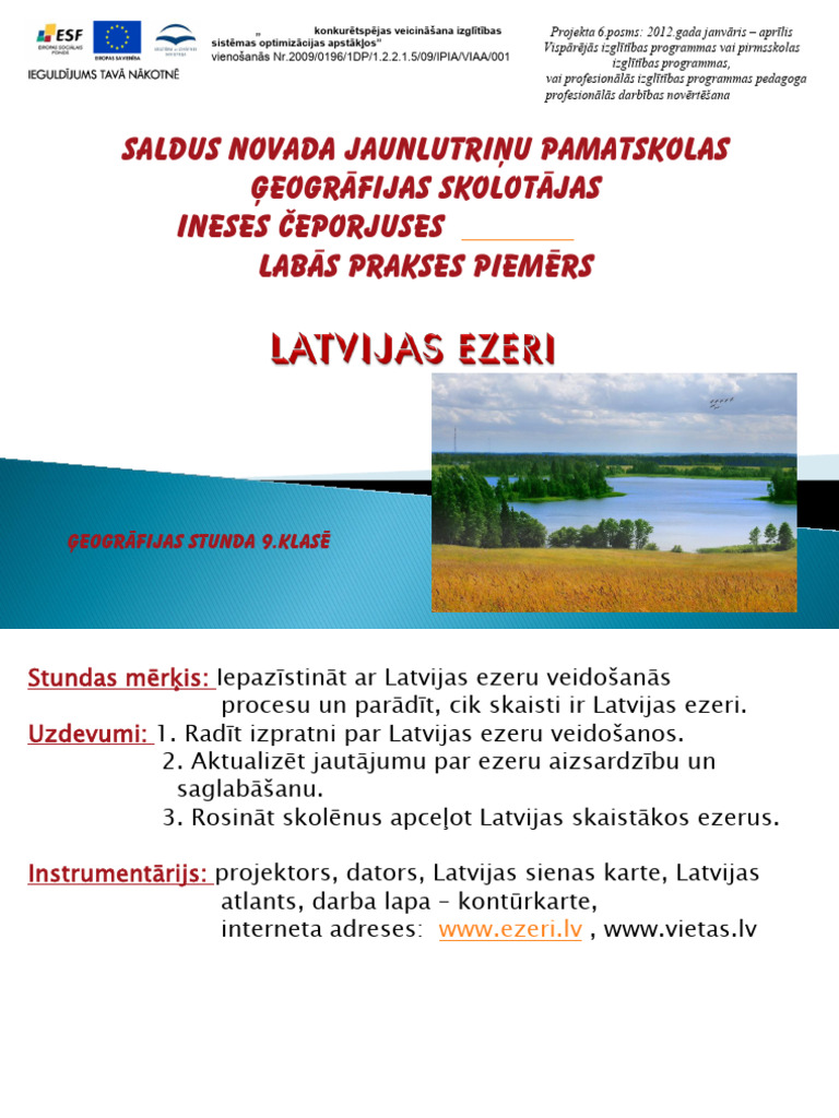 Latvijas Ezeri | PDF