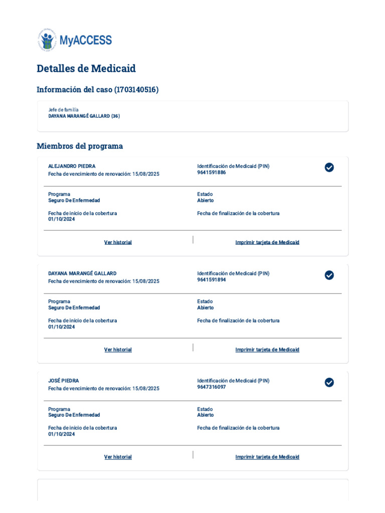 Program Details - MyACCESS | PDF | Medicare (Estados Unidos) | Cuidado ...